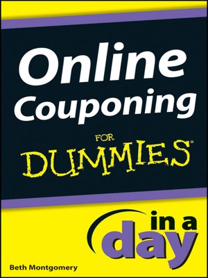 cover image of Online Couponing In a Day For Dummies